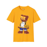 Cool Drippy Bear Unisex Softstyle T-Shirt