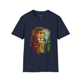 Smoking Rasta Lion Funny Weed T Shirt, Cannabis Graphic Tee, 420 Stoner Shirt