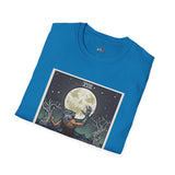 The Moon XVIII Tarot Card T Shirt, Mystic Graphic Tee, Spiritual Shirt