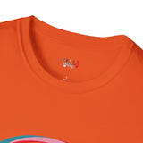 Neon Glitch Alien T Shirt for Men/Women, Funny UFO Shirt, Sci Fi Graphic Tee
