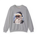 Black Santa 5 Unisex Heavy Blend™ Crewneck Sweatshirt
