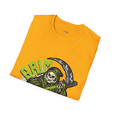 Grim Reefer Funny Weed T Shirt, Cannabis Graphic Tee, 420 Stoner Shirt