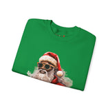Black Santa Unisex Heavy Blend™ Crewneck Sweatshirt