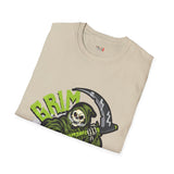 Grim Reefer Funny Weed T Shirt, Cannabis Graphic Tee, 420 Stoner Shirt