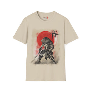 Red Moon Samurai Unisex Softstyle T-Shirt