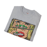 Roll Lick Smoke Funny Weed T Shirt, Cannabis Graphic Tee, 420 Stoner Shirt