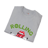 Green Rolling Stoned Funny Weed T Shirt, Cannabis Graphic Tee, 420 Stoner Shirt