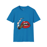Smoking The Blunt Funny Weed T Shirt, Cannabis Graphic Tee, 420 Stoner Shirt