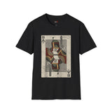 Bounty Hunter Playing Card Retro Space T Shirt, Vintage Sci Fi Graphic Tee, Galaxy Shirt