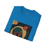 77 Bounty Hunter Blaster Retro Space T Shirt, Vintage Sci Fi Graphic Tee, Galaxy Shirt