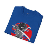 Afro Samurai Queen Japanese Samurai T Shirt, Asian Graphic Tee, Bushido Warrior Shirt