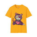 Squid Arm Teddy Bear Unisex Softstyle T-Shirt
