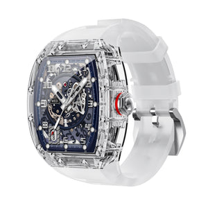 Luxury Skeleton Skull Watch Men’s Automatic Mechanical Wristwatch