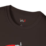Red Moon Rising Japanese Samurai T Shirt, Asian Graphic Tee, Bushido Warrior Shirt