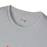 Samura Orange Kitty Japanese Samurai T Shirt, Asian Graphic Tee, Bushido Warrior Shirt