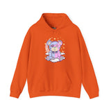 Pink Blue Pastel Teddy Bear Hoodie