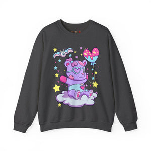 Happy Balloon Teddy Bear Sweatshirt