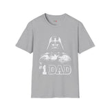 Number 1 Dad in the Galaxy Retro Space T Shirt, Vintage Sci Fi Graphic Tee, Galaxy Shirt