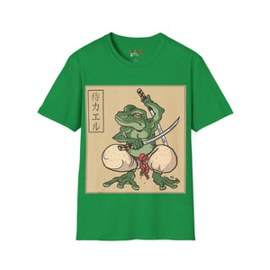 Samurai Frog Unisex Softstyle T-Shirt