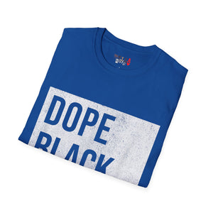 Dope Black Dad Unisex Softstyle T-Shirt