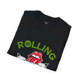 Green Rolling Stoned Funny Weed T Shirt, Cannabis Graphic Tee, 420 Stoner Shirt