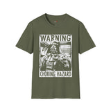 Warning Choking Hazard Retro Space T Shirt, Vintage Sci Fi Graphic Tee, Galaxy Shirt
