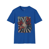 Dueling Samurai Warriors Japanese Samurai T Shirt, Asian Graphic Tee, Bushido Warrior Shirt
