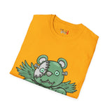 Zombie Bear Unisex Softstyle T-Shirt