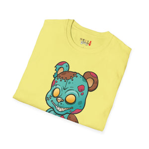 Dirty Evil Teddy Bear Unisex Softstyle T-Shirt