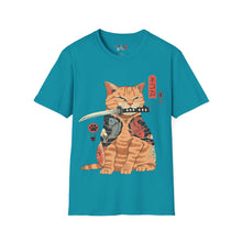 Load image into Gallery viewer, Samurai Kitty Unisex Softstyle T-Shirt
