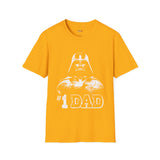 Number 1 Dad in the Galaxy Retro Space T Shirt, Vintage Sci Fi Graphic Tee, Galaxy Shirt