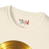Melting Gold Record Unisex Softstyle T-Shirt
