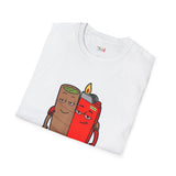 Blunt & Lighter Homies for Life Funny Weed T Shirt, Cannabis Graphic Tee, 420 Stoner Shirt