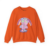 Green Heart Eye Teddy Bear Sweatshirt
