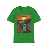 The Scream Van Gogh Alien T Shirt for Men/Women, Funny UFO Shirt, Sci Fi Graphic Tee