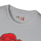 Rose Gramaphone Unisex Softstyle T-Shirt