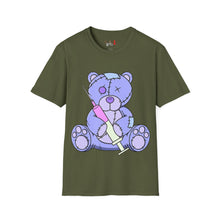 Load image into Gallery viewer, Purple Syringe Teddy Bear T-shirt
