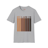 Melanin Vertical Stripes Unisex Softstyle T-Shirt