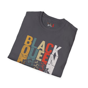 Black Queen Unisex Softstyle T-Shirt