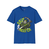 Grim Reefer Funny Weed T Shirt, Cannabis Graphic Tee, 420 Stoner Shirt