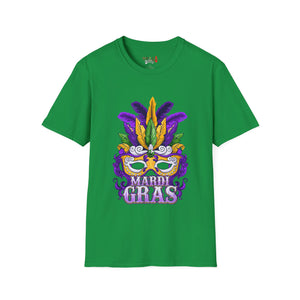 Mardi Gras Mask Unisex Softstyle T-Shirt