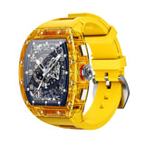 Luxury Skeleton Skull Watch Men’s Automatic Mechanical Wristwatch