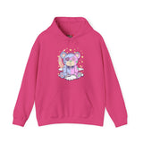 Pink Blue Pastel Teddy Bear Hoodie