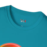 Neon Peace Sign Alien T Shirt for Men/Women, Funny UFO Shirt, Sci Fi Graphic Tee