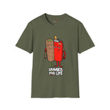 Blunt & Lighter Homies for Life Funny Weed T Shirt, Cannabis Graphic Tee, 420 Stoner Shirt