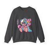 Two Headed Knife Teddy Bear Sweatshirt