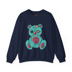 Missing Eye Teddy Bear Sweatshirt