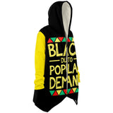 Black Due To Popular Demand Microfleece Cloak