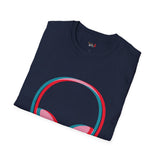 Neon Glitch Alien T Shirt for Men/Women, Funny UFO Shirt, Sci Fi Graphic Tee