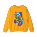 Sad Patched Teddy Bear Sweatshirt